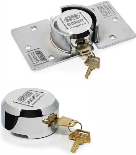 Van door lock with chrome - door,