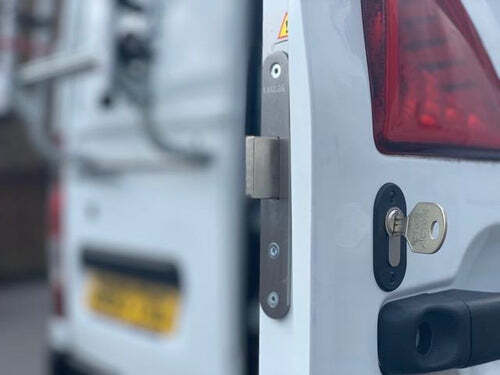 Van security deadlocks black - van,